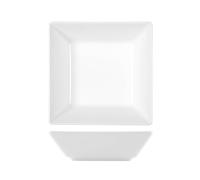 6 Assiettes En Grès Boston Osak Blanches Fo 17x17 H&H