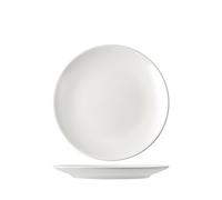 6 Assiettes En Grès Denver Blanc Fruits 20 H&H