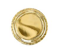 ASSIETTES CARTON OR 23CM X6