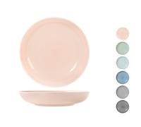 6 Assiettes H&H Loft Assortie Fond Cm23 Porcelaine