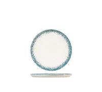 6 Assiettes Jupiter Plat Bord 20 Porcelaine