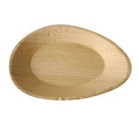 6 assiettes ovales 26cm palmier biodegradables - papstar 87865 Gris G