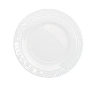 6 assiettes plates blanches 25 cm Danbury - Luminarc