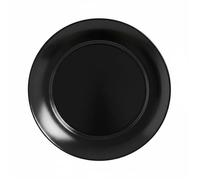6 assiettes plates noires 25 cm Apy - Luminarc