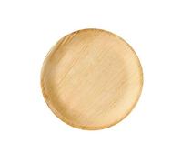 6 ASSIETTES RONDES 23CM PALMIER BIODEGRADABLES