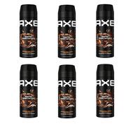 (6) AXE DARK TEMPTATION DEO 150ML LOT DE 6 SPARPACK NEUF ORIGINAL LIVRAISON G...
