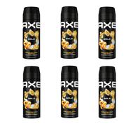 (6) AXE GOLD DÉODORANT SPRAY 150 ML HOMME LOT DE 6 SPARPACK NEUF ORIGINAL LIV...