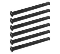 6 Axes de Charnière pour Couvercle de Poubelle en Plastique Noir