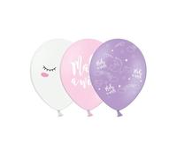 6 Ballons En Latex Licorne 30 Cm Multicolore
