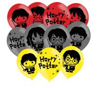6 BALLONS LATEX HARRY POTTER DESSIN 27.5CM COLORÉ