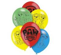 6 ballons latex pat patrouille 27.5cm - amscan 9914242 Multicolore G