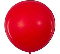6 Ballons XXL Latex 36 Pouces (90cm) Rouge Géant Gonflable Pour Mariage, Anniversaire, Baptême, Bébé Douche