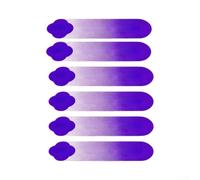 6 Bandes Silicone Raquette Tennis Équilibre Stabilité | Silicone souple, adhérence sécurisée, améliore stabilité swing, contrôle pour précis, fit universel(Purple)