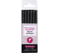 6 Bâtons De Cire À Cacheter Pour Pistolet À Cire - Noir - Herbin