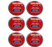 6 Bilba Cire pour cheveux FIX modelant étanchéité élastique graines de lin et cristaux