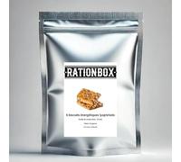6 biscuits énergétiques lyophilisés - Durée de conservation : 25 ans - Ration d'urgence
