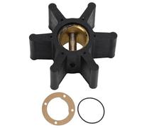 6 Blade Water Pump Imperler Kit avec rondelles Remplacement idéal pour Johnson hors-bord onan et Mallory Motors Haute compatibilité Durabilité durable Stable