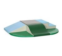 6 blocs de construction en mousse XL - modules de motricité - jouets éducatifs - certifiés normes EN71-1-2-3 - mousse EPE revêtement PU multicolore Multicolore G