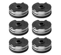 6 Bobine de Fil de Rechange Compatible avec Parkside PRTA 20-Li A1 | Pour Parkside PRTA B2/C3,PRT 300 A1,PRT 50 A3,1,65mm 10m Coupe Bobine Portafilo per PRT 550 A1/A3,PRTA TA 20-Li,C3-IAN 365589