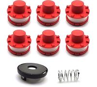 6 bobine de fil pour débroussailleuse 3405096 Einhell GE-CT 36/30 Li E Solo AGILLO 36/255 BL AGILLO 18/200,avec couvercle et ressort