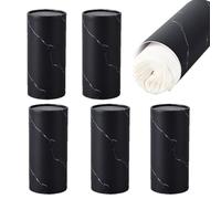 6 boîtes / 300 mouchoirs - Cylindre de mouchoirs de voiture | Porte-mouchoirs cylindrique | Lingettes douces de voyage rondes pour porte-gobelet de voiture | Distributeur de mouchoirs de rechange