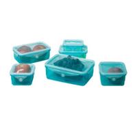 Genius Ideas : 6 boîtes de conservation Clever Box avec couvercle silicone déformable