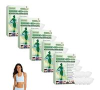 6 Boîtes Moringa patchs 10-en-1 Ingrédients Naturels Patchs pour Hommes et Femmes, Patch Nano Microneedle Minceur, Facile à Appliquer, pour Touss Types De Corps (5 Boîtes)