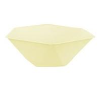 6 bols bio hexagonal 15.8x13.7cm jaune pastel - générique 9918263 Jaune G