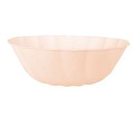 6 bols bio rond feston 14.8cm abricot pastel - générique 9918268 Orange G