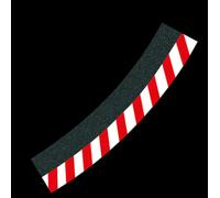 6 Bordures Extérieures Courbe Relevé Radius 3 30° - Carrera 20566