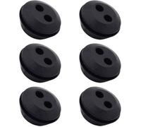 6 Bouchon de Tuyau de Carburant Joint de Réservoir Caoutchouc 2 Trous Passe durite passe Durite Reservoir Debroussailleuse Accessoir