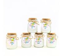 6 Bougies - 12 étiquettes - Cadeaux fin d'année scolaire | 20H - 100ML - 60GR | Merci de m'avoir aidé à grandir - Merci Maitresse, Super Atsem, Aesh en Or, Nounou adoré | TE Whaka