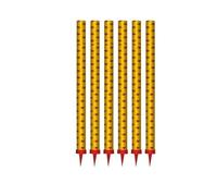 6 Bougies Fontaines pour Gâteau d'Anniversaire - Hauteur de 18 cm - Durée de 80 secondes - Convient pour gâteaux et bouteilles de champagne.Catégorie F1 Zenda Club®