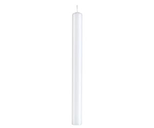 6 Bougies Pilier, Bougies classique blanc 30 x 3 cm, Bougie pour votre bougeoir et Décoration