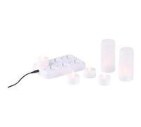 Bougie GENERIQUE 6 bougies plates à LED flamme scintillante