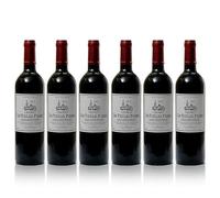 6 bouteilles Château les Vieilles Pierres 2020 AOC Lussac Saint Émilion 75c
