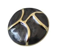 6 boutons métalliques 20mm, 23mm, 25mm, Couleur 2, 23mm 6 pièces