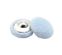 6 boutons ronds colorés recouverts de tissu de 15 à 38mm, Couleur 2, 23mm 6 pièces