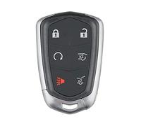 6 Boutons télécommande Pliant clé de Voiture Coque Housse boîtier Accessoires de Remplacement adaptés pour Cadillac Escalade XTS CTS CT6 ATS ESV SRX
