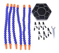 6 Bras Flexibles à Souder Support de PCB à la Troisième Main Support Aidant la Pince Outil d'Aide au Soudage pour le Soudage, Projet Électronique, Sculpture