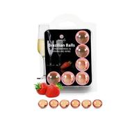 6 Brazilian Balls - fraise & champagne