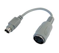 6 Broches Mini DIN Mâle vers 5 Broches DIN Femelle Clavier Adaptateur