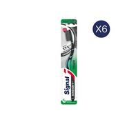 6 Brosses à dents Sensisoft Charbon Souple (Lot de 6)
