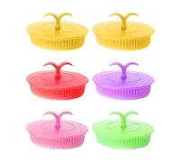 6 Brosses De Coiffure, Brosse De Massage Du Cuir Chevelu, Brosse À Cheveux Pour Hommes, Brosse À Cheveux Ronde, Brosse Démêlante Pour Cheveux