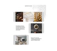 6 Buttons 433MHz RF /Off Wireless Remote Control Household Wiring-Free Panel