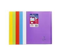 6 cahiers - 24x32(cm) - Grands carreaux - 96 pages - couverture en polypro - san