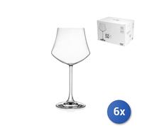 RCR Verres à vin Ego – verre sonore transparent – 49,8 cl – Pack de 6 pièces