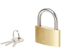 Cadenas Brüder Mannesmann M 413-50 or-jaune avec serrure à clé