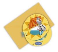 6 Cartes d'invitation Olaf™ G