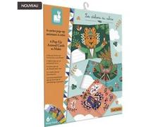 6 Cartes Pop up animaux a creer Multicolore G